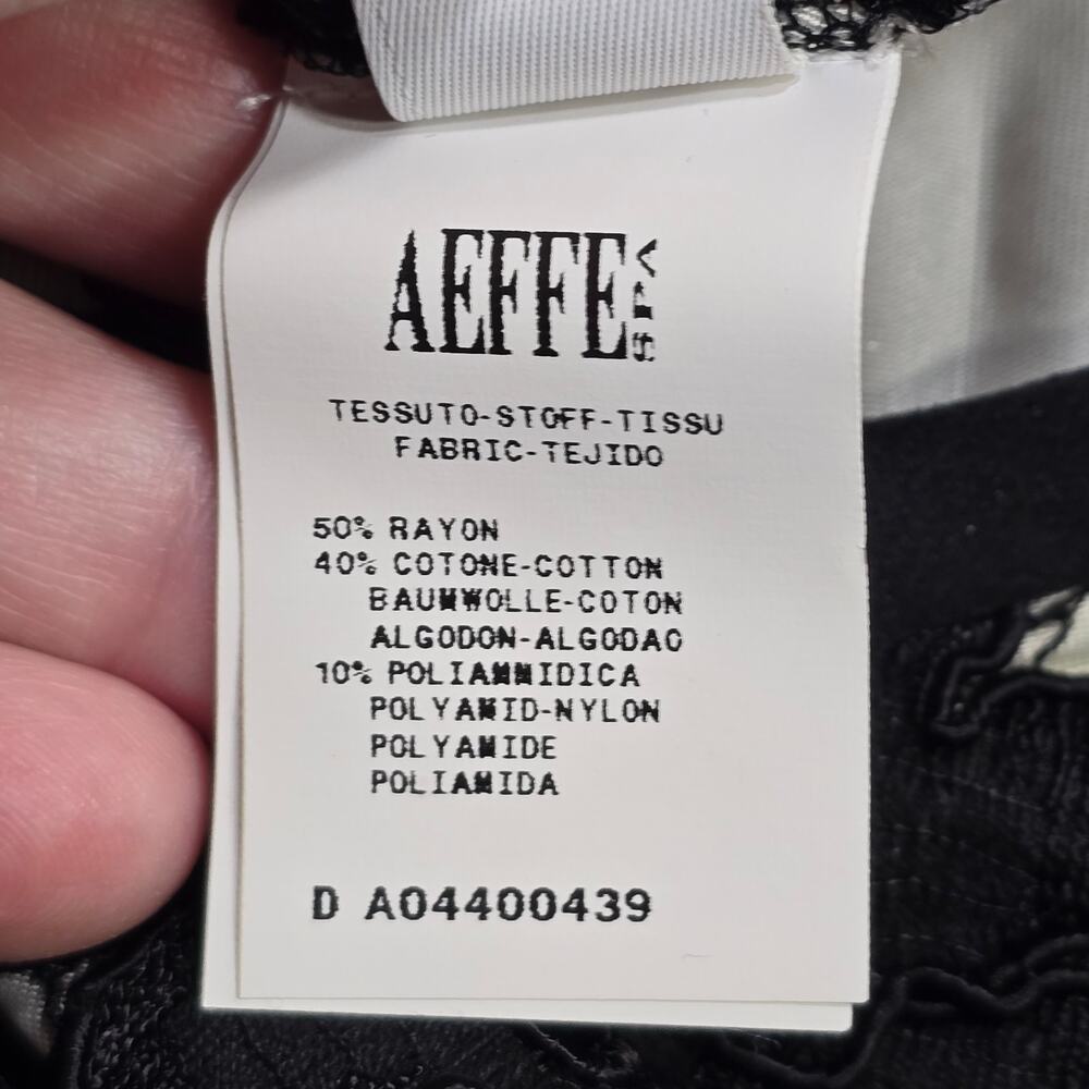 Moschino Back Floral Lace Mini Dress Sleeveless V-Neck Lined Women's Size 4 Zip - Picture 8 of 9